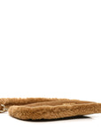 Suede Shearling Le Bisou Doux Camel