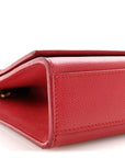 Grain De Poudre Medium Monogram Kate Satchel Red