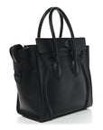 Smooth Calfskin Micro Luggage Navy Blue