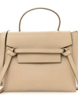 Grained Calfskin Micro Belt Bag Light Taupe