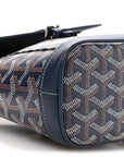 Goyardine Calfskin Mini Alpin Backpack Navy