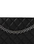 Aged Calfskin Quilted 2.55 Reissue 225 Flap Black