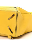 Calfskin Small Puzzle Bag Yellow