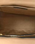 Calfskin Quilted Stam Black