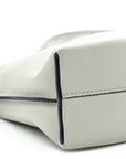 Calfskin Mini Flamenco Knot Clutch Ash Grey