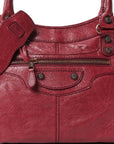 Agneau Giant 12 Rose Gold Hardware Part Time Cassis