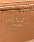 Vitello Move Metal Oro Chain Wallet Caramel