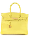 Epsom BIRKIN 30 Lime