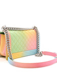 Caviar Quilted Medium Cuba Rainbow Boy Flap Multicolor