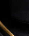 Grained Calfskin Mini Belt Bag Black