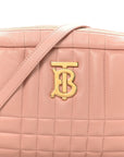 Calfskin Quilted Small Lola Camera Bag Dusty Pink