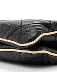 Lambskin East West Mademoiselle Flap Black