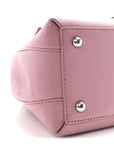 Calfskin Lucia Small Satchel Purple