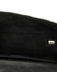 Grained Calfskin Quilted 2.55 Reissue Flap Belt Bag Clutch Black