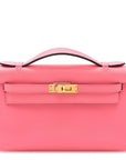Swift Kelly Pochette Clutch Rose Azalee