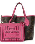 Monogram Neverfull Inside Out Bandouliere BB Rose Pondichery