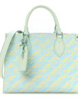 Empreinte Monogram Summer Stardust Onthego PM Water Green