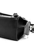 Grained Calfskin Neo Classic Black Hardware Nano City Crossbody Black