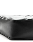 Calfskin Matelasse Monogram Monochrome Lou Camera Bag Black