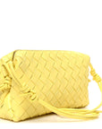 Nappa Intrecciato Small Loop Camera Bag Yellow