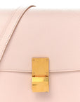 Liege Calfskin Medium Classic Box Flap Bag Pale Pink