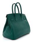 Epsom Birkin 30 Malachite