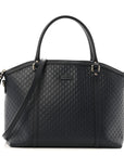 Soft MicroGCCIssima Dome Satchel Navy