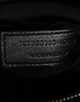 Grained Calfskin Small Sac De Jour Black