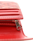 Goyardine Varenne Long Wallet Red