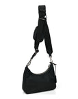 Re-Nylon Saffiano Re-Edition 2005 Shoulder Bag Black
