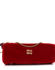 Velluto Mini Pouch Rosso