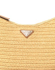 Yarn Raffia Effect Crochet Large Aimée Shoulder Bag Natural