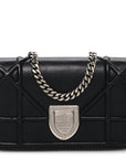 Lambskin Baby D1ORama Flap Bag Black