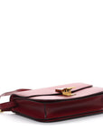 Smooth Calfskin Medium Classic Box Flap Bag Red