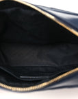 Calfskin Matelasse Monogram Lou Camera Bag Deep Marine
