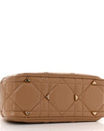 Calfskin Cannage Small The Lady 95.22 Beige