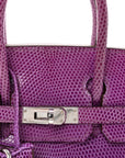 Lizard Birkin 25 Violet