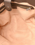 GG Supreme Monogram Medium Ophidia Shopping Tote Brown