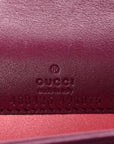 Velvet Matelasse GG Marmont Mini Bag Fuchsia Violet Cyclamen