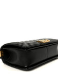 Caviar Quilted Medium Boy Flap Black