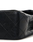 Lambskin Quilted Small Double Flap Black