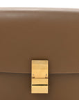 Box Calfskin Medium Classic Box Flap Bag Camel