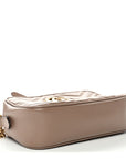 Calfskin Matelasse Small GG Marmont Chain Shoulder Bag Porcelain Rose