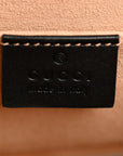 GG Supreme Monogram Bees Small Padlock Shoulder Bag Black