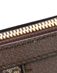 GG Supreme Monogram Web Small Ophidia Top Handle Bag Beige Ebony
