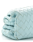 Nappa Maxi Intrecciato The Pouch Oversized Clutch Teal Washed