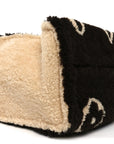 Shearling Monogram Giant Teddy Onthego GM Black White