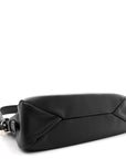 Soft Calfskin Medium Aimee Shoulder Bag Black