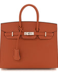 Epsom Birkin Sellier 25 Terre Battue