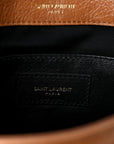 Crinkled Calfskin Matelasse Monogram Baby Niki Chain Satchel Light Caramel
